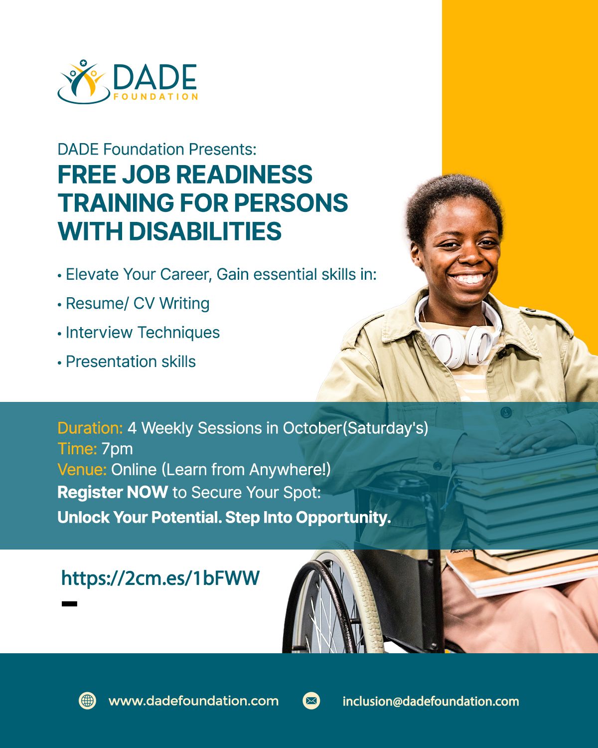 Job Readiness Training (JRT) for Persons with Disabilities